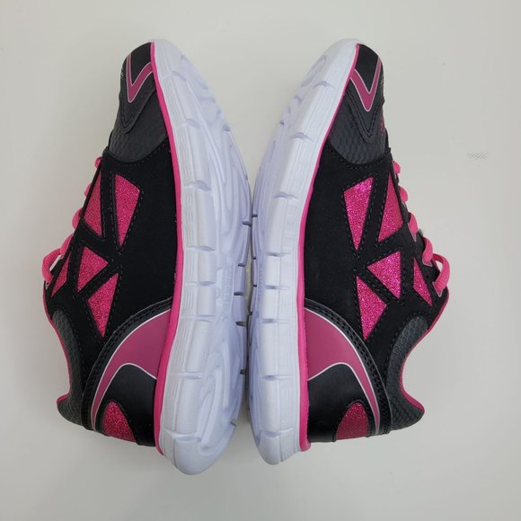 Everlast Dash Girl's Youth Running Athletic Shoes Fuchsia/Black US Size 2M NIB - Picture 9 of 11